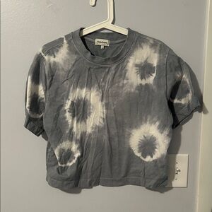 Richer Poorer Gray Tie-Dye Top